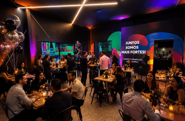Evento corporativo no Altitude Park Evento corporativo no Altitude Park